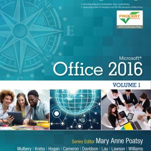 Exploring Microsoft Office 2016 Volume 1 (Exploring for Office 2016 Series)